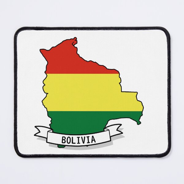 Item preview, Bolivia Flag Map designed and sold by Koi-Art.
