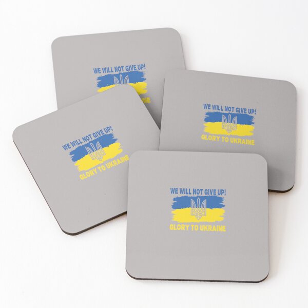 Item preview, We Will Not Give Up! Glory to Ukraine Vintage Ukraine Flag designed and sold by Theparticular.