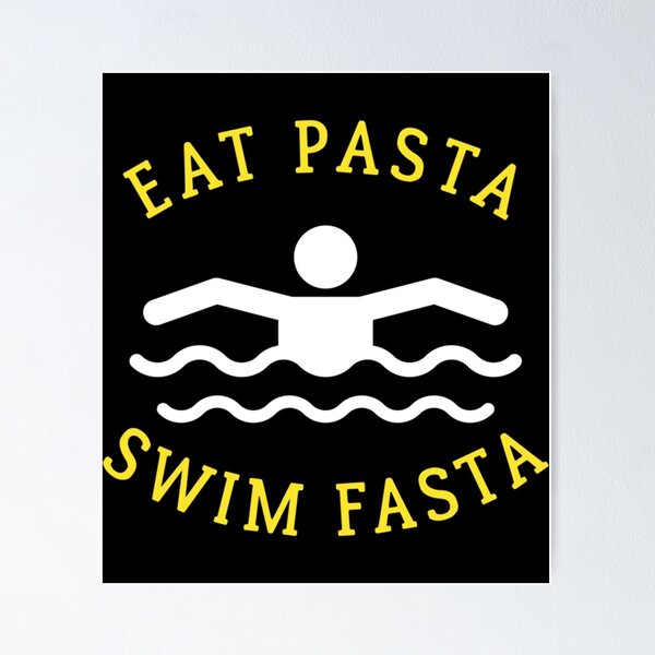 Item preview, Eat Pasta Swimming Fan Lover Watersports Classic T-Shirt designed and sold by lewisnash6.