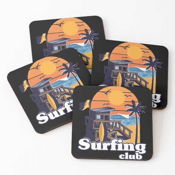 Item preview, Beach wood house surfing club designed and sold by LorenteCode.