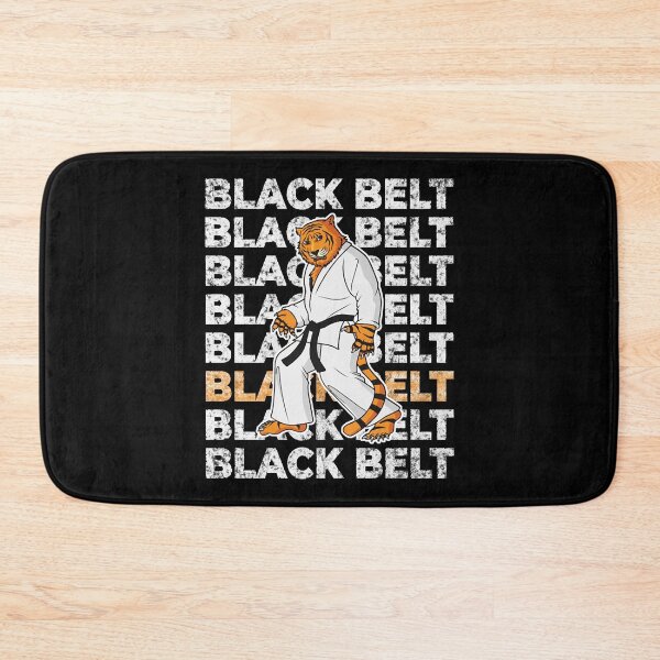 Artikelvorschau, Black Belter Karateka Tiger Fighter in Kimono und schwarzem Gürtel entworfen und verkauft von LorenteCode.
