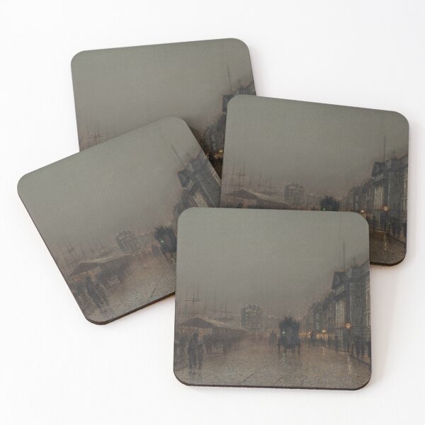 Item preview, Glasgow, Salthouse Docks After Rain - John Atkinson Grimshaw designed and sold by CartoClassics.