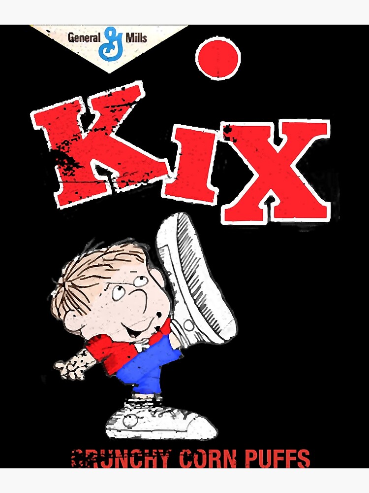 Distressed Vintage Style KiX - Kids love Kix for what Kix has got. Moms  love Kix for what Kix has not