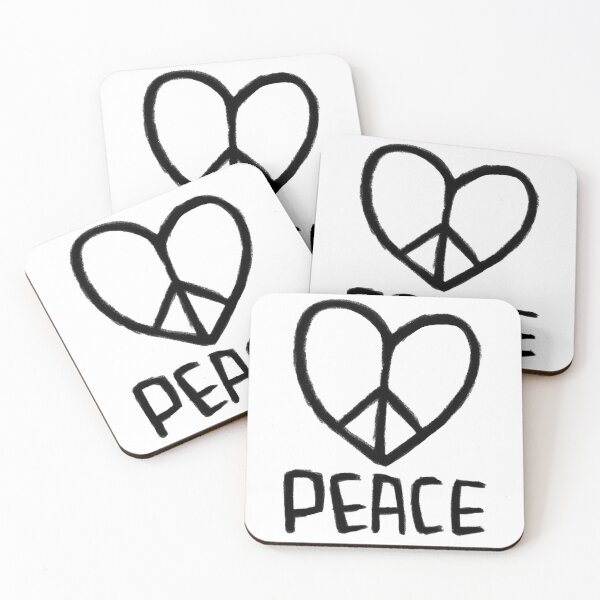 Item preview, Love Peace, Peace and Love designed and sold by badlydrawnbabe.