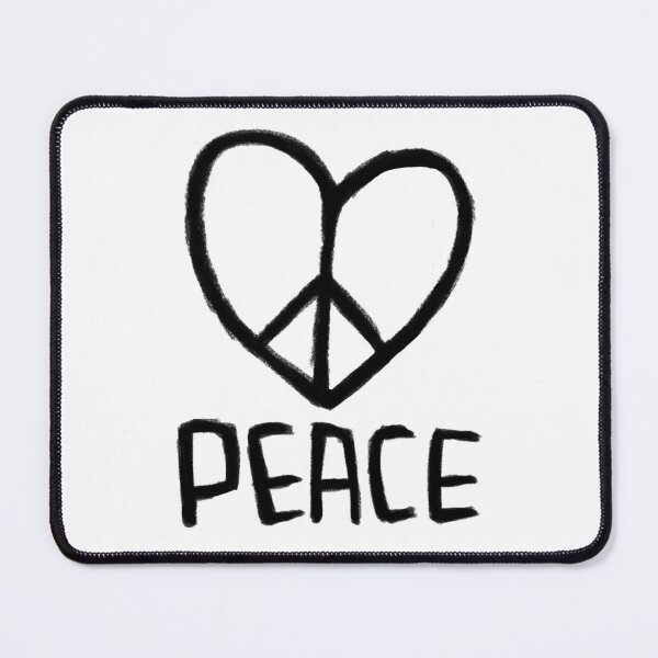 Item preview, Love Peace, Peace and Love designed and sold by badlydrawnbabe.