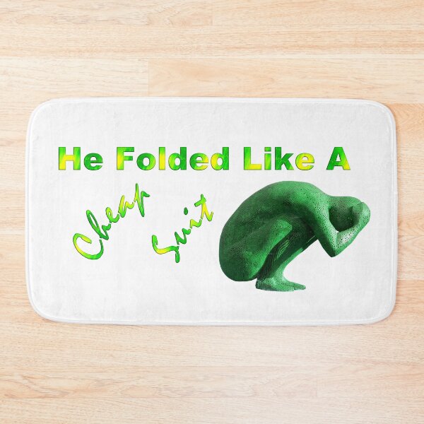 Item preview, He Folded Like a Cheap Suit designed and sold by OrangeSwirly.