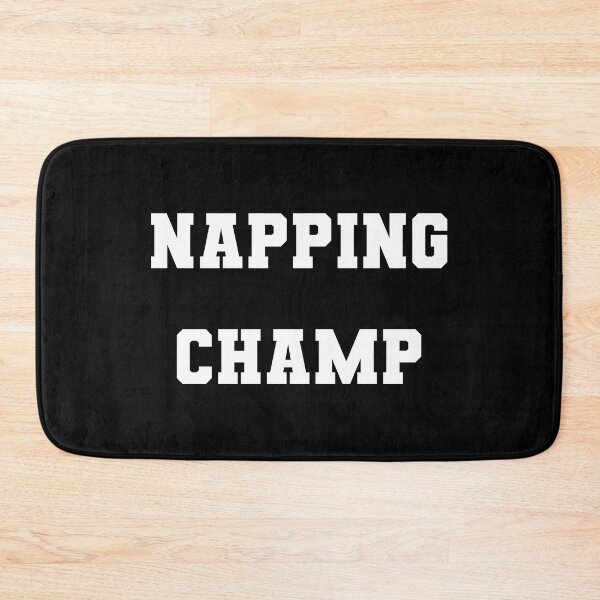 Item preview, Napping Champ Block Design designed and sold by beccaveedesigns.