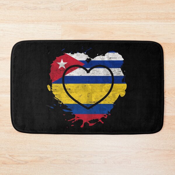Aperçu de l'œuvre Coeur Cubain Colombien Colombia y Cuba Amor créée et vendue par Dubbra.