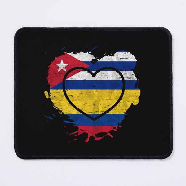 Item preview, Cuban Colombian Heart Colombia y Cuba Amor designed and sold by Dubbra.
