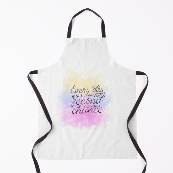 Item preview, Every day is a second chance quote calligraphy quote designed and sold by ManifestoDesign.