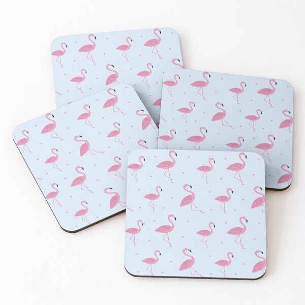 Item preview, Lindo patrón de flamencos rosados designed and sold by UniqueMw.