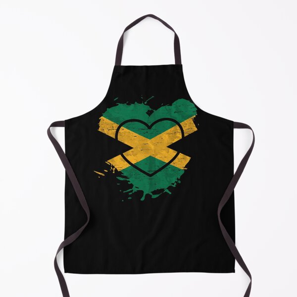 Item preview, Vintage Jamaican Flag Heart of Jamaica designed and sold by Dubbra.