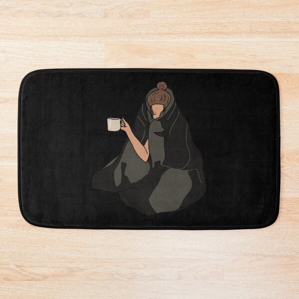 Item preview, Coffee In Bed Girl Sticker designed and sold by amiyacunni.