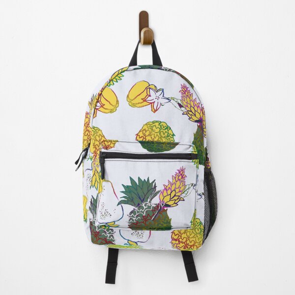 Item preview, YELLOW TROPICAL FRUIT & FLOWERS designed and sold by KINGTOUCAN.