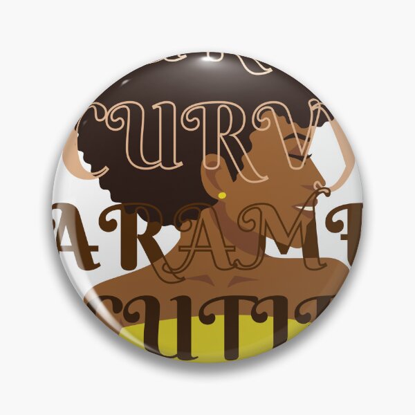 Item preview, Curly Curvy Caramel Cutie Natural Hair African Queen designed and sold by Anton Ashraf.