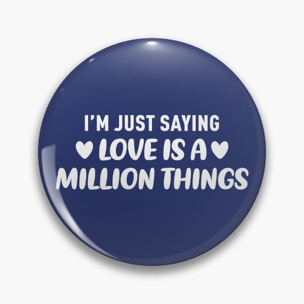Artikelvorschau, Ich sage nur: Liebe ist eine Million Dinge (Blue BG) entworfen und verkauft von FilipeFerreira.