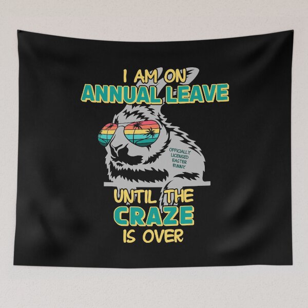 Item preview, Easter Bunny Annual Leave Easter Craze #1943 designed and sold by TheAplus.
