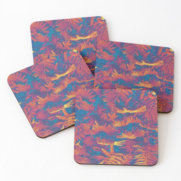 Item preview, Nature's Golden Colours Abstract Foliage in Blues and Rusts designed and sold by nickbrayimages.