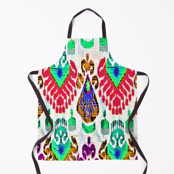Item preview, Beautiful best floral Uzbek ikat patterns - Uzbek ikat designed and sold by LeFabriqueOuz.