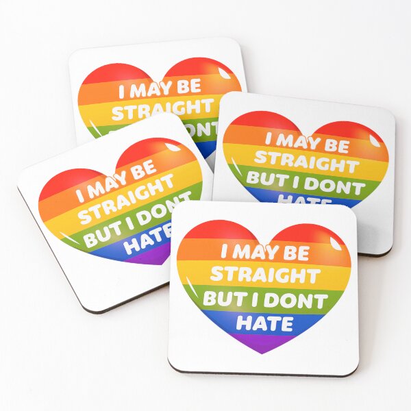 Item preview, Straight But I Don't Hate Love Wins Pride Love designed and sold by StickerbashCo.