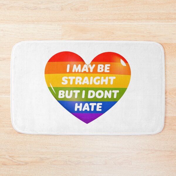 Item preview, Straight But I Don't Hate Love Wins Pride Love designed and sold by StickerbashCo.