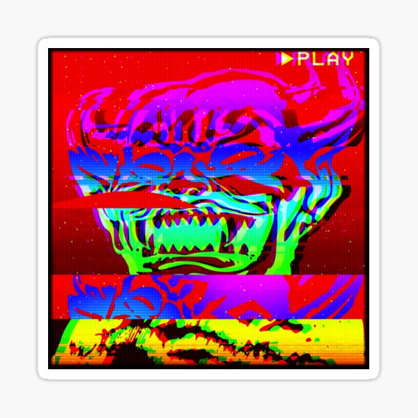Glitch Hob Sticker