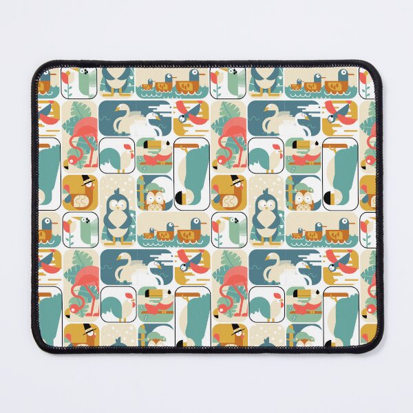 Item preview, stressed birds designed and sold by yfpatterndesign.