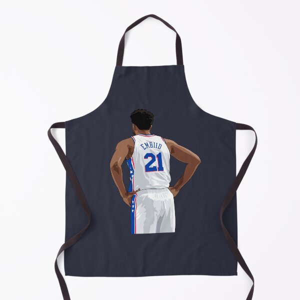 Item preview, Joel Embiid Vector Back White Qiangy designed and sold by qiangdade.