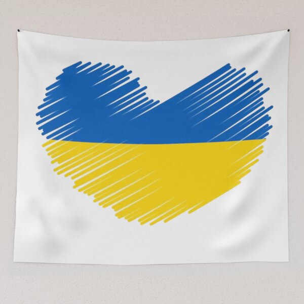 Item preview, Ucraina - Ukraine heart designed and sold by MusicSkateboard.