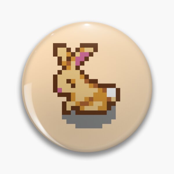 Item preview, Stardew Valley Happy Rabbit designed and sold by aiya-pixels.