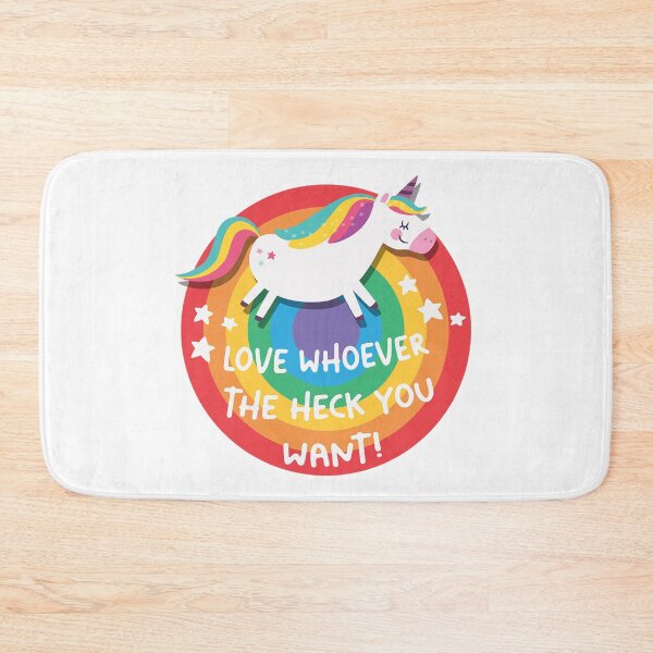 Item preview, Love Has No Gender Pride Love Rainbow Unicorn designed and sold by StickerbashCo.