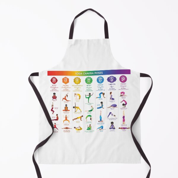 Item preview, Yoga Chakra Poses Poster - 74 designed and sold by chakraplaza.