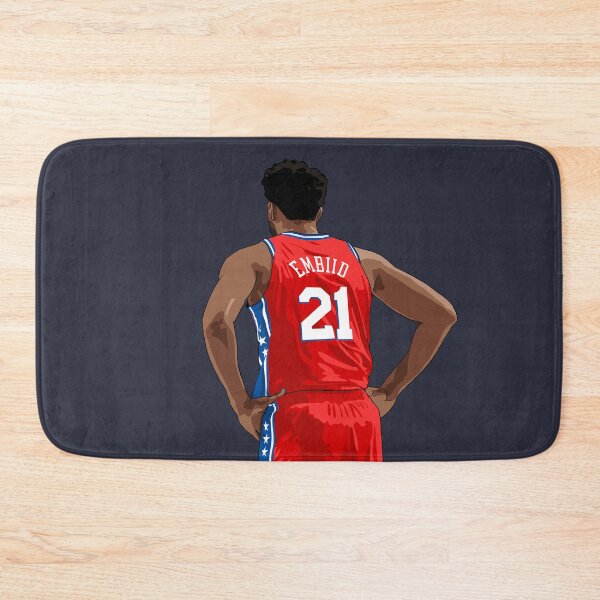 Item preview, Joel Embiid Vector Back Red Qiangy designed and sold by qiangdade.