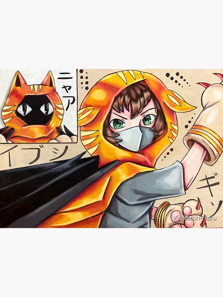 "Yttd Fanart Gin Ibushi" Sticker for Sale by KameronHaru Redbubble