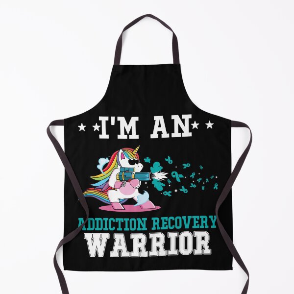 Item preview, Funny Unicorn I'm An Addiction Recovery Warrior designed and sold by heppenp.