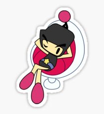 Black Bomberman - Super Bomberman R Sticker