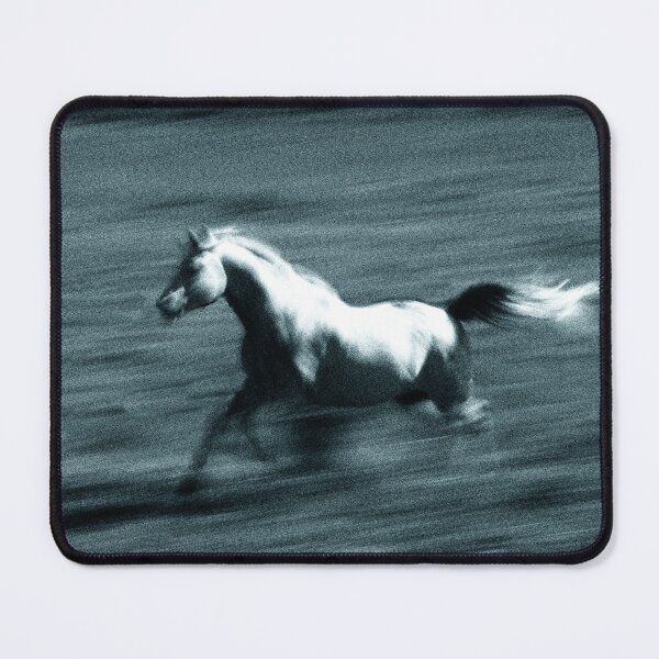 Item preview, white horse running designed and sold by laikaincosmos.