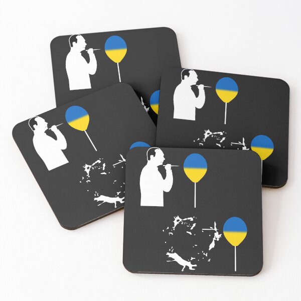 Item preview, Ukraine balloon pops Putin (White) designed and sold by GiborDesign.