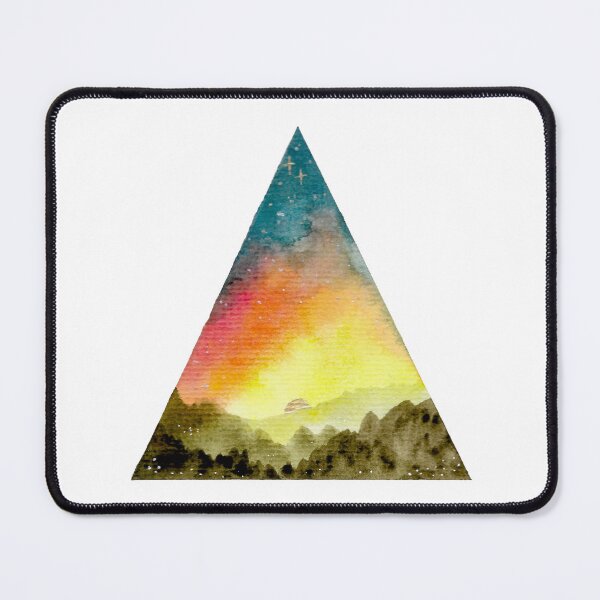 Item preview, Triangle Sunset 1 Watercolor designed and sold by Iro-by-Mona.
