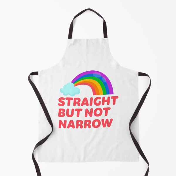 Item preview, Straight But Not Narrow Rainbow Flag Pride Month designed and sold by StickerbashCo.