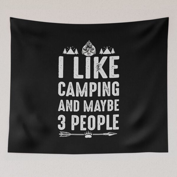 Item preview, I like camping designed and sold by iskapa.