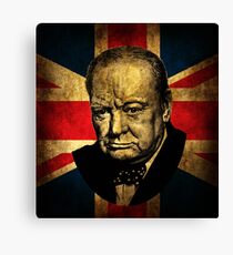 Winston Churchill Canvas Print