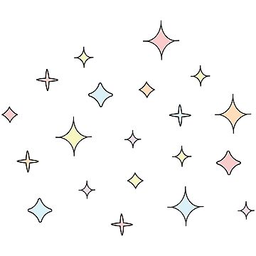 Artwork thumbnail, Mini Star Pack Rainbow by TaraAnouk