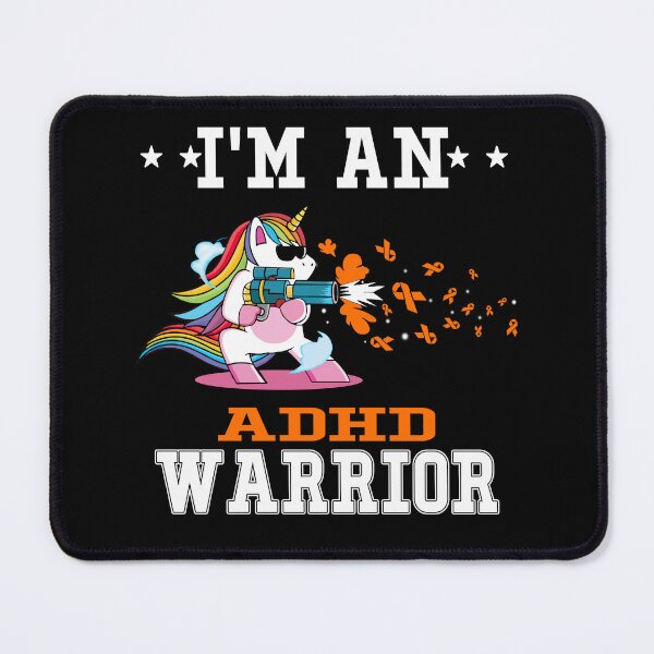 Item preview, Funny Unicorn I'm An ADHD Warrior designed and sold by heppenp.