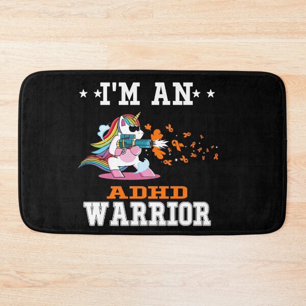 Item preview, Funny Unicorn I'm An ADHD Warrior designed and sold by heppenp.