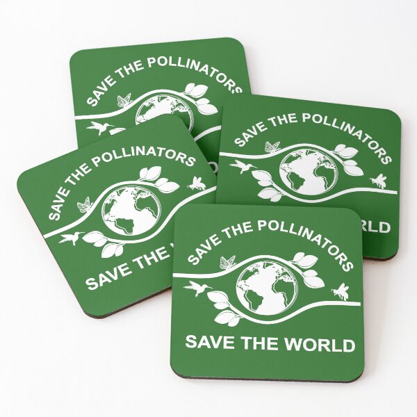 Item preview, SAVE THE POLLINATORS SAVE THE WORLD EARTH DAY designed and sold by OverbeeDesigns.