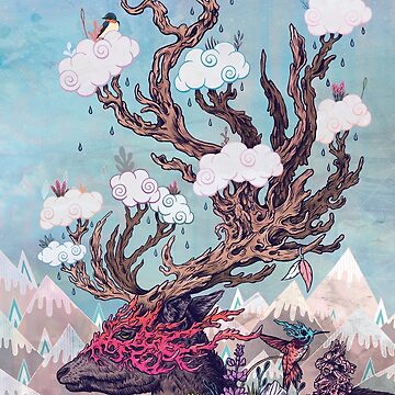 Artwork thumbnail, Journeying Spirit (deer) by MatMiller