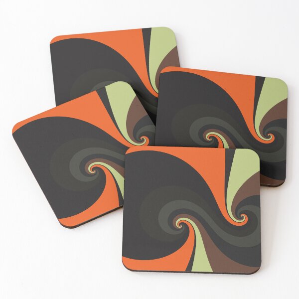Item preview, Retro Abstract Swirl Pattern designed and sold by HappyLifeCreate.