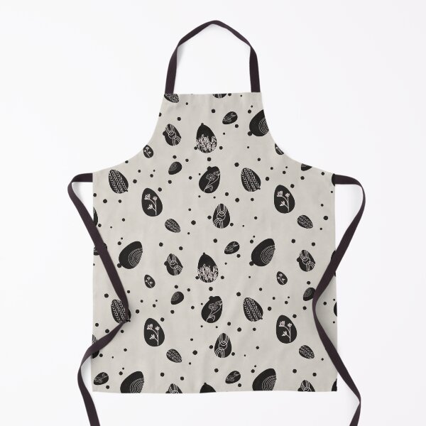 Item preview, Easter Eggs and Flowers - Black designed and sold by AlexEyck.