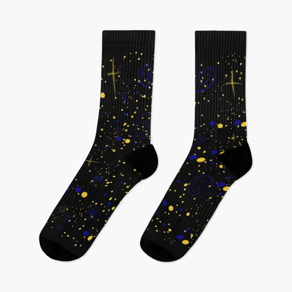 Artikelvorschau, Blaues und gelbes Splatter-Galaxiedesign entworfen und verkauft von C.l S.